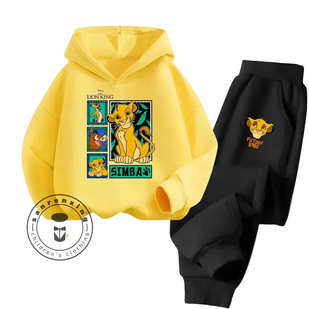 Lion King Hoodie + Pants 2-piece Set