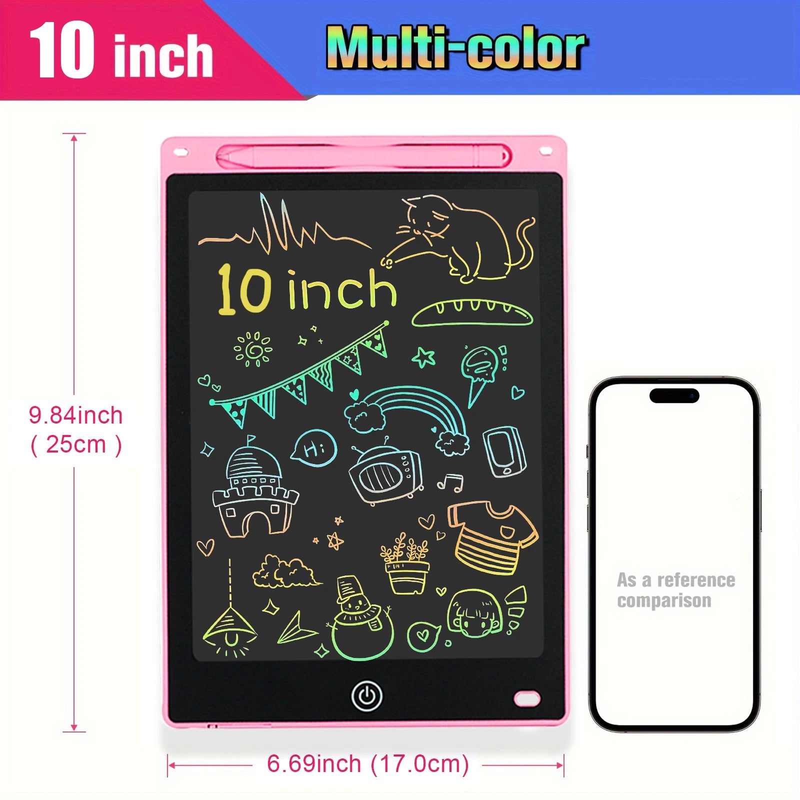 LCD Drawing Tablet for Kids - 8.5"/10"/12" Montessori Educational Toy