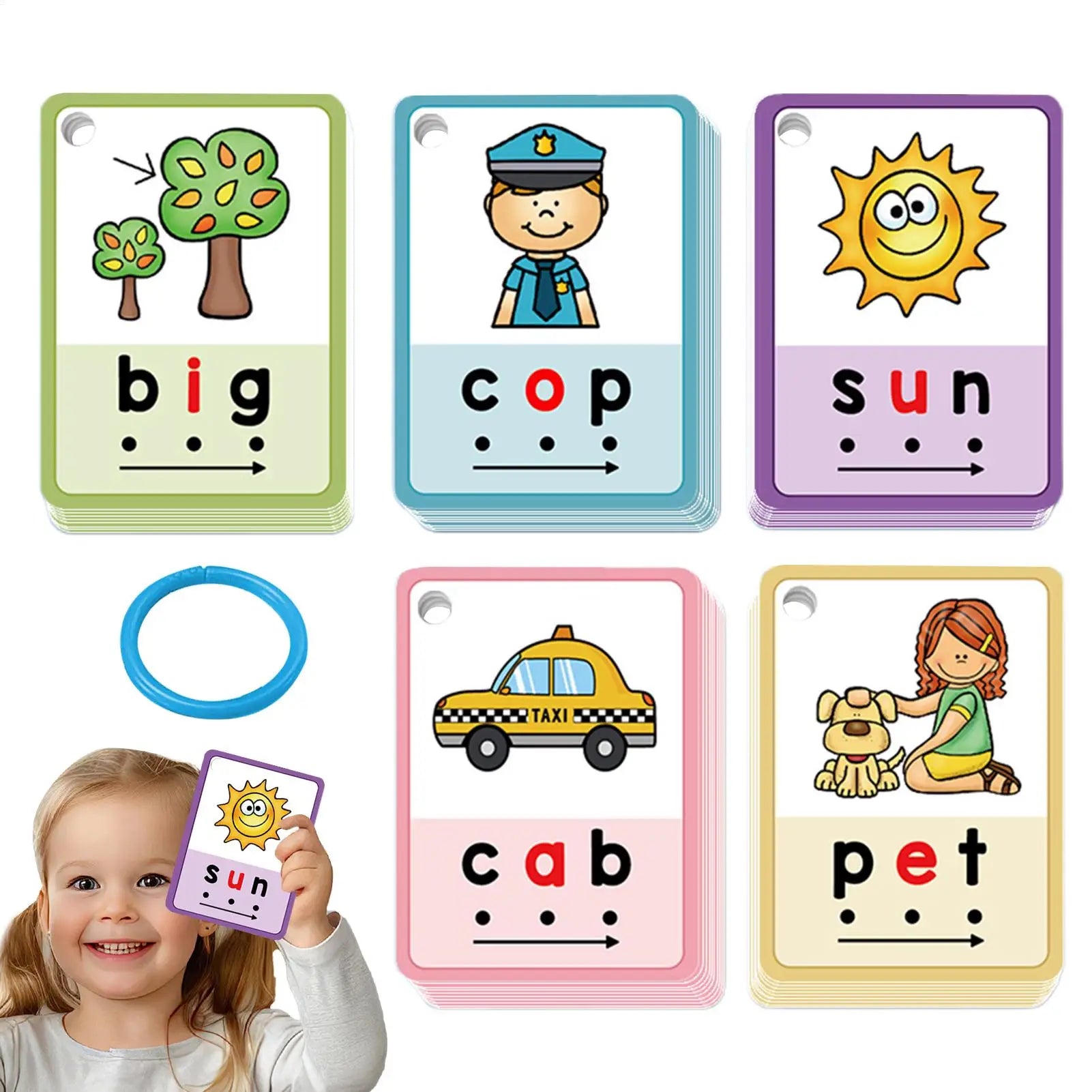 Kindergarten Flash Cards 70 Pieces