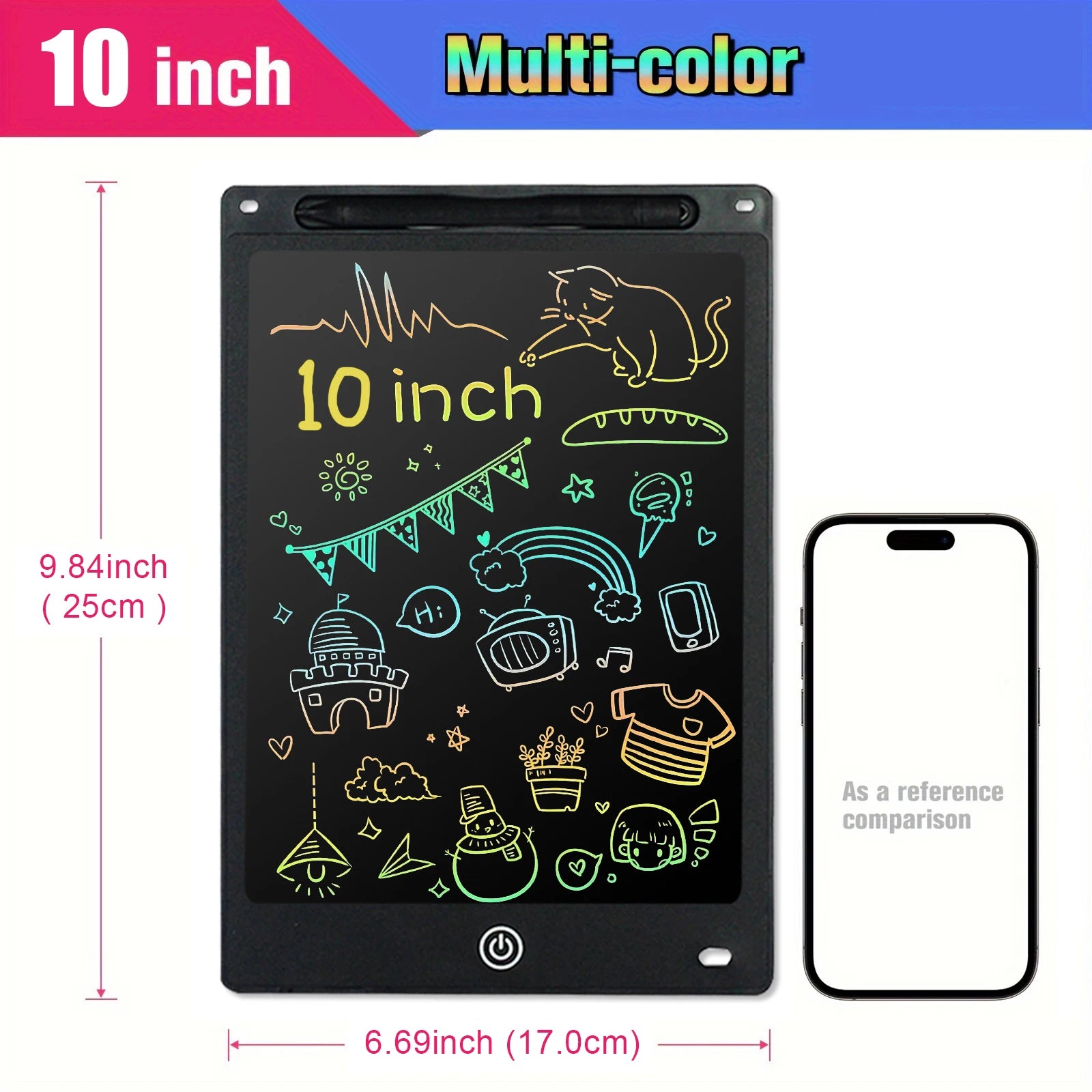 LCD Drawing Tablet for Kids - 8.5"/10"/12" Montessori Educational Toy