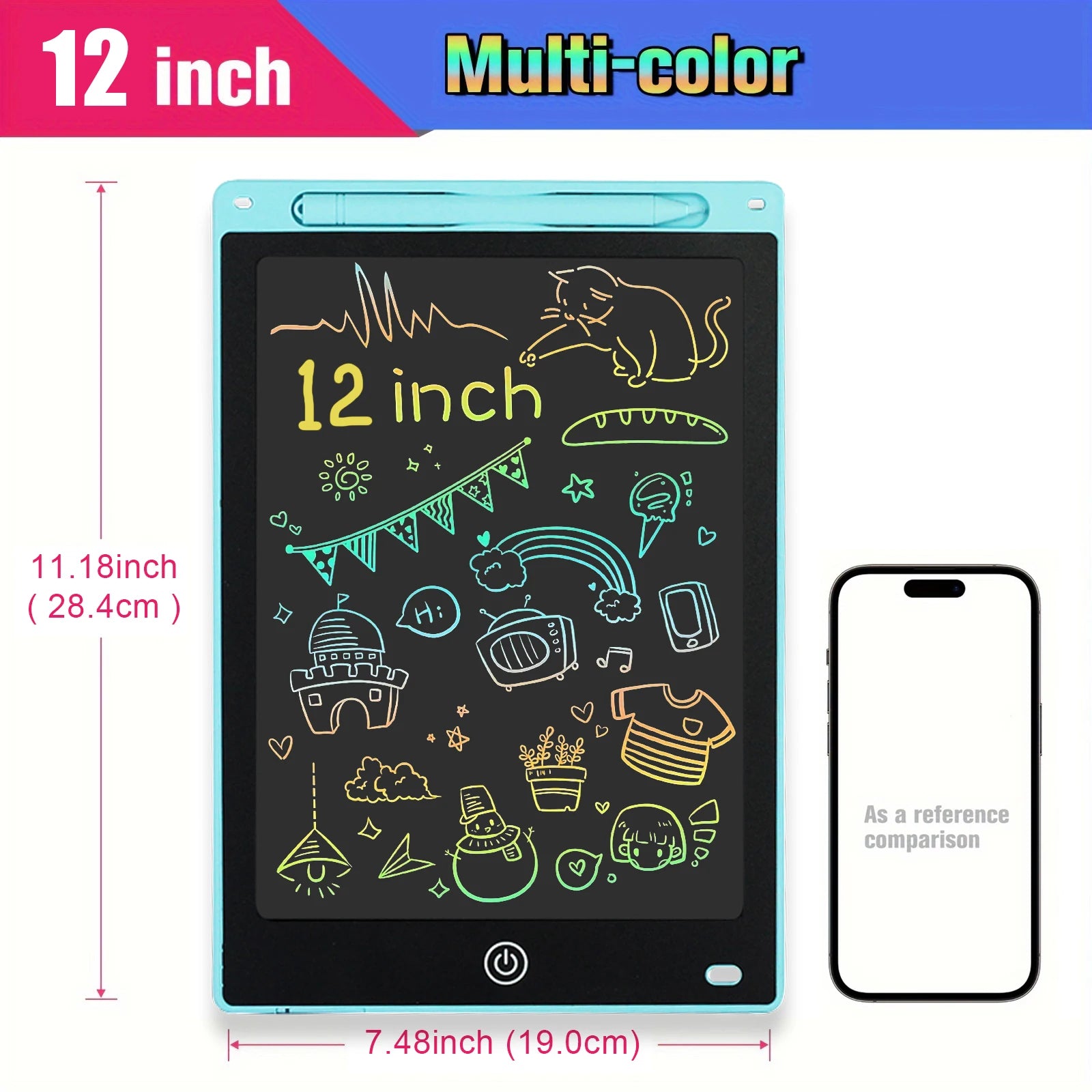 LCD Drawing Tablet for Kids - 8.5"/10"/12" Montessori Educational Toy