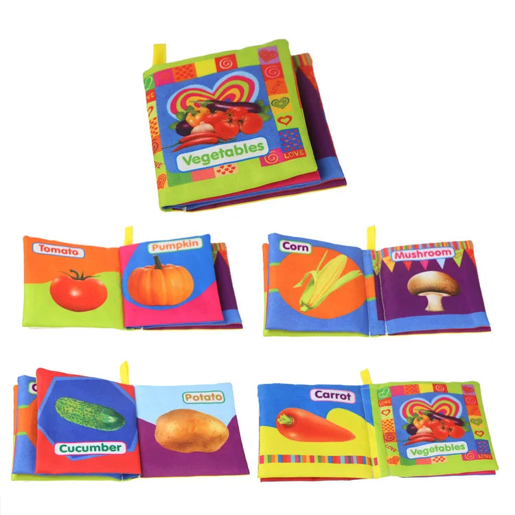 Baby Soft Cloth Book Early Learning