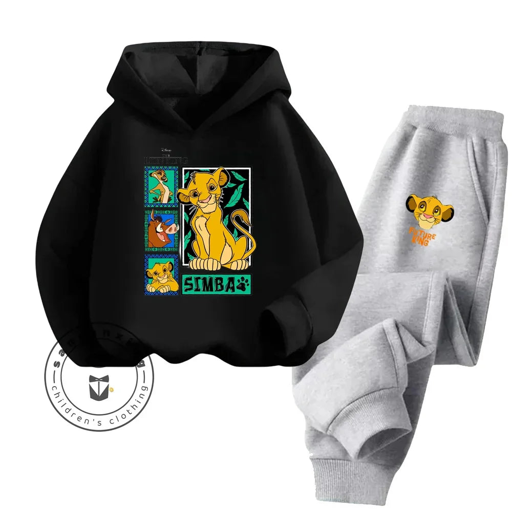 Lion King Hoodie + Pants 2-piece Set