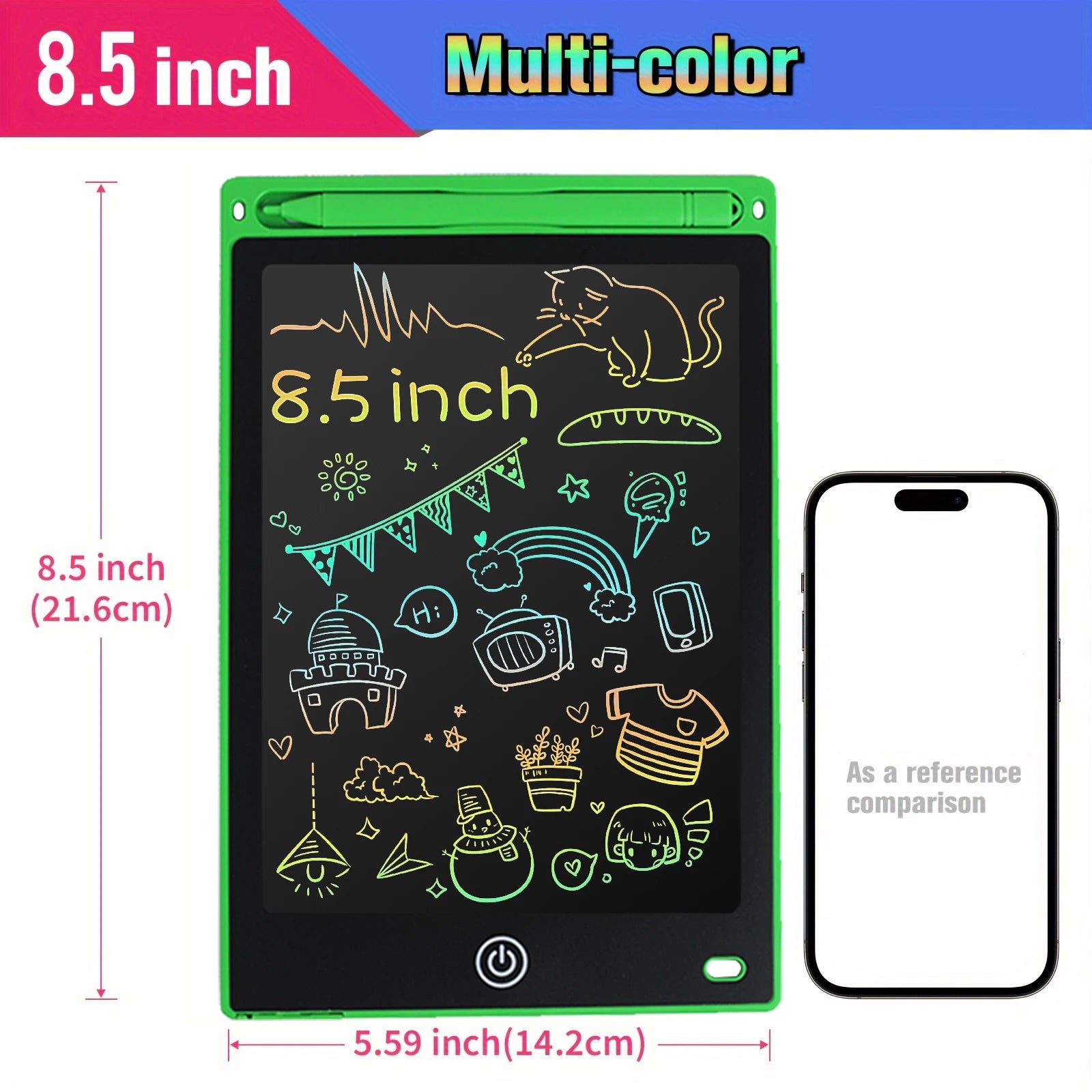 LCD Drawing Tablet for Kids - 8.5"/10"/12" Montessori Educational Toy